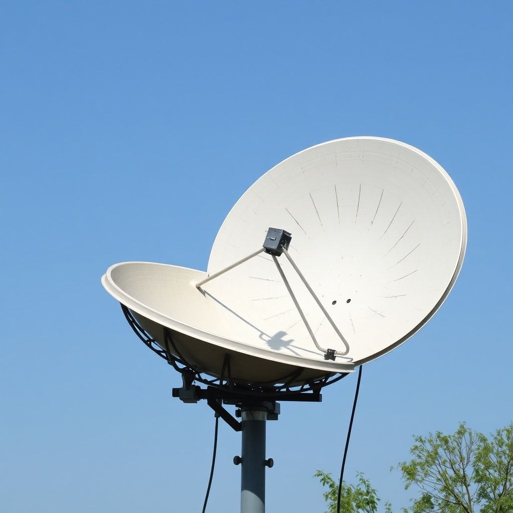 sinal de TV via parabólica